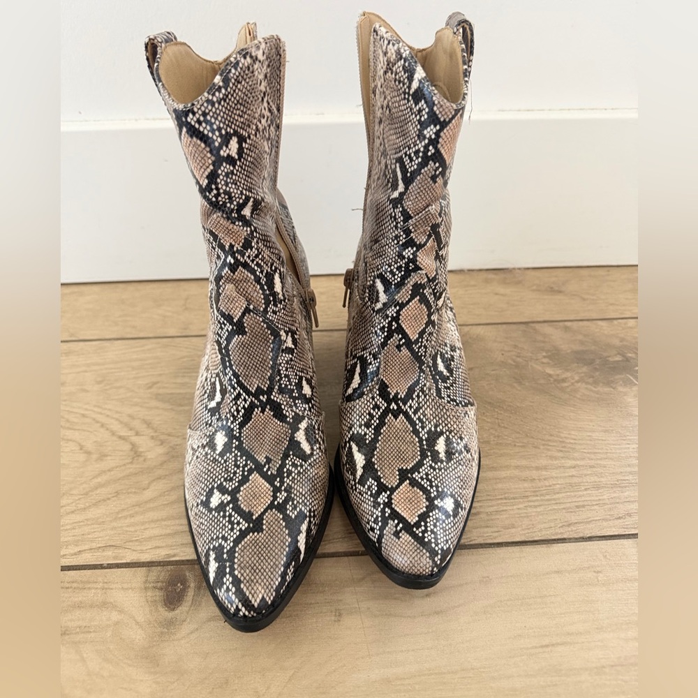 Matisse Snakeskin Boots